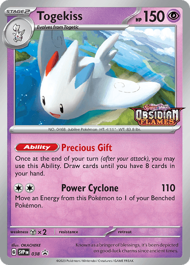 Togekiss, Scarlet & Violet Black Star Promos 38