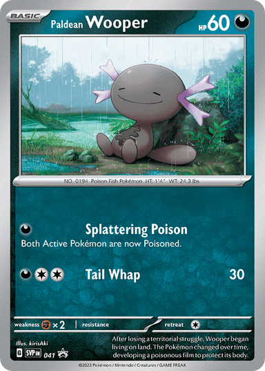 Paldean Wooper, Scarlet & Violet Black Star Promos 41
