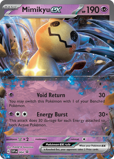 Mimikyu ex, Scarlet & Violet Black Star Promos 4
