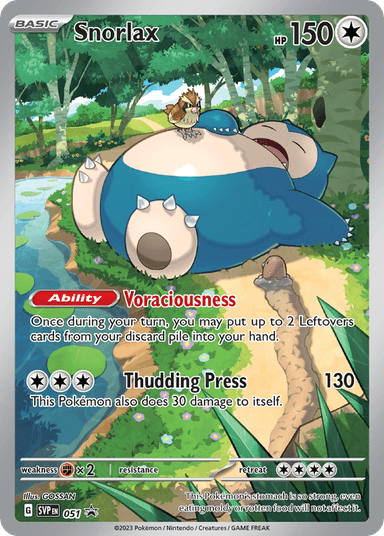 Snorlax, Scarlet & Violet Black Star Promos 51