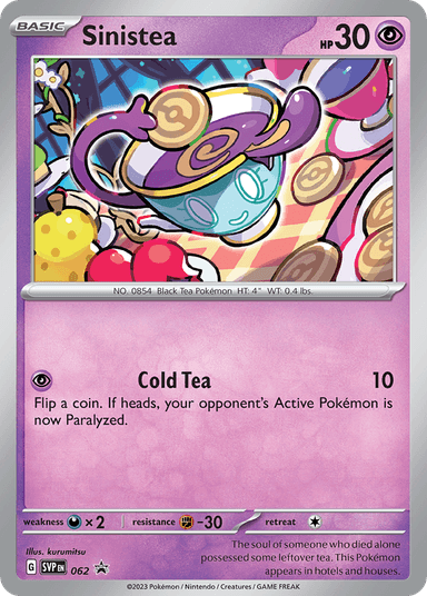 Sinistea, Scarlet & Violet Black Star Promos 62