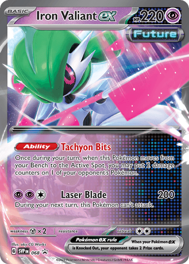 Iron Valiant ex, Scarlet & Violet Black Star Promos 68