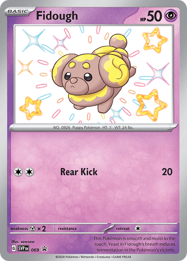 Fidough, Scarlet & Violet Black Star Promos 69