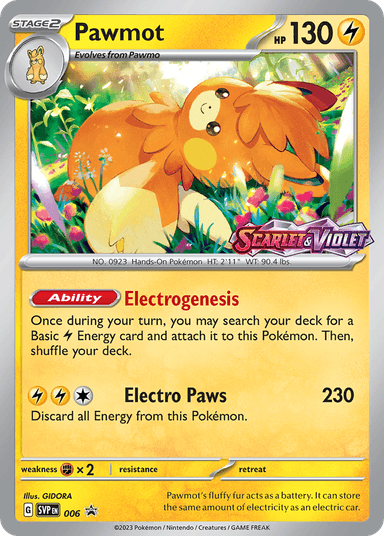 Pawmot, Scarlet & Violet Black Star Promos 6