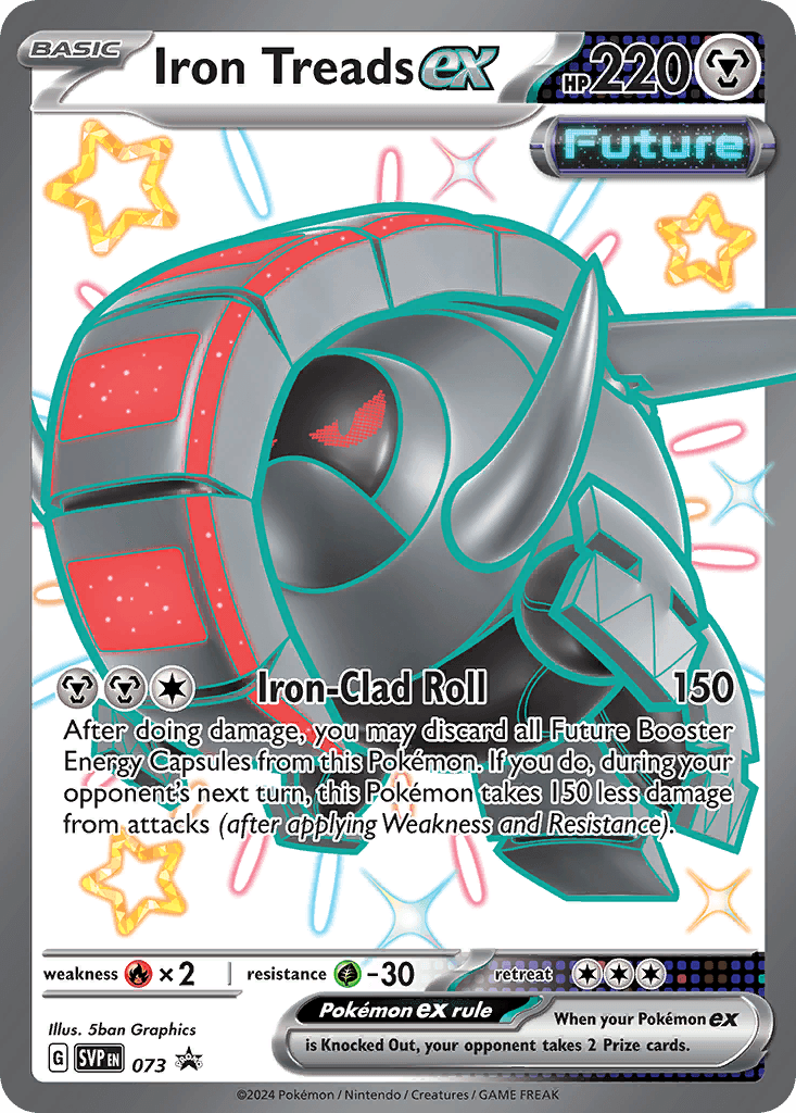 Iron Treads ex, Scarlet & Violet Black Star Promos 73