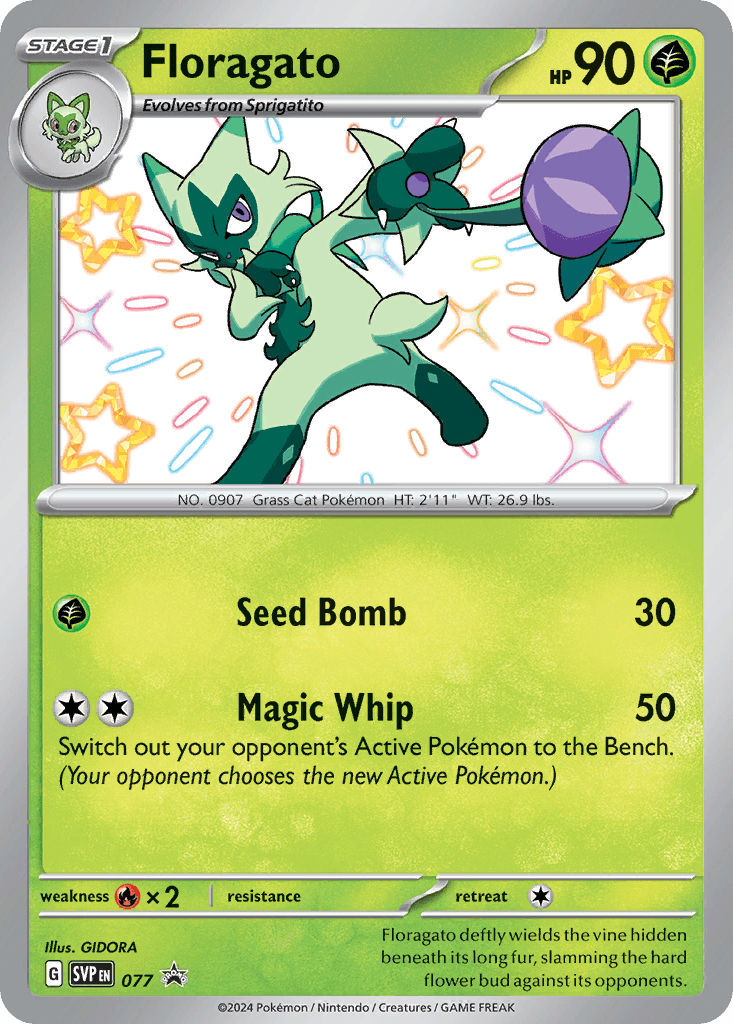 Floragato, Scarlet & Violet Black Star Promos 77
