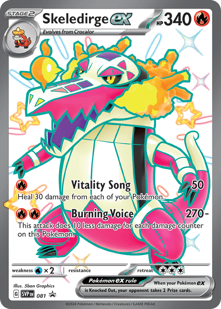 Skeledirge ex, Scarlet & Violet Black Star Promos 81