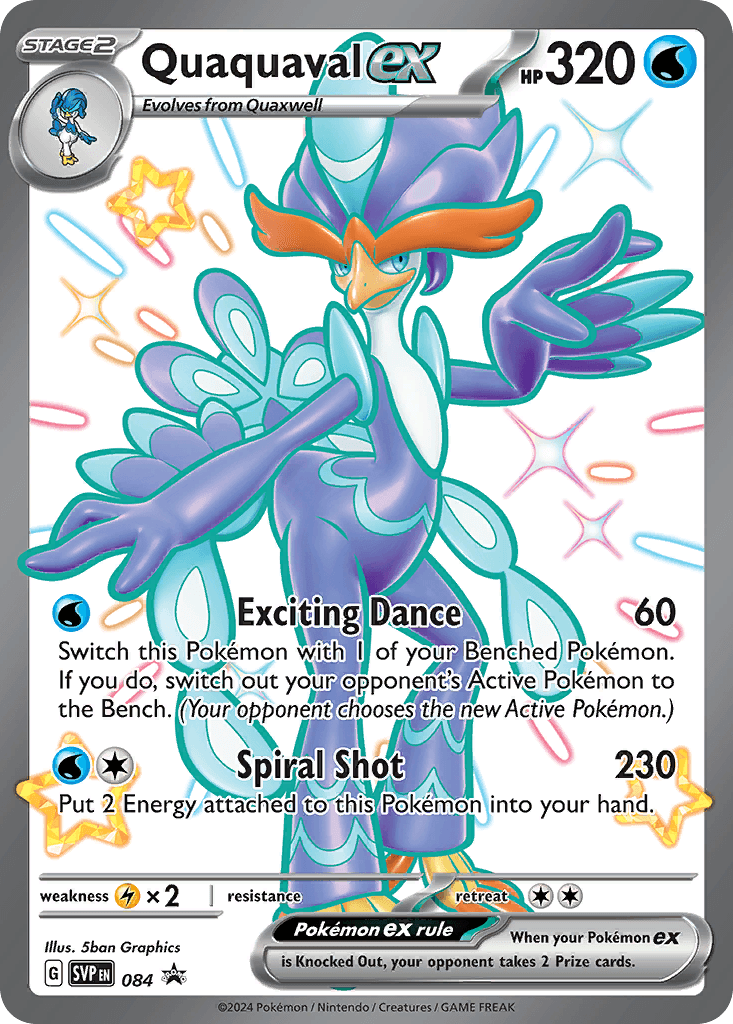 Quaquaval ex, Scarlet & Violet Black Star Promos 84