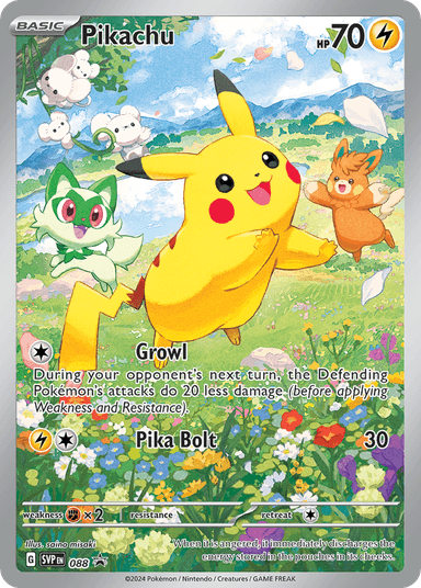Pikachu, Scarlet & Violet Black Star Promos 88