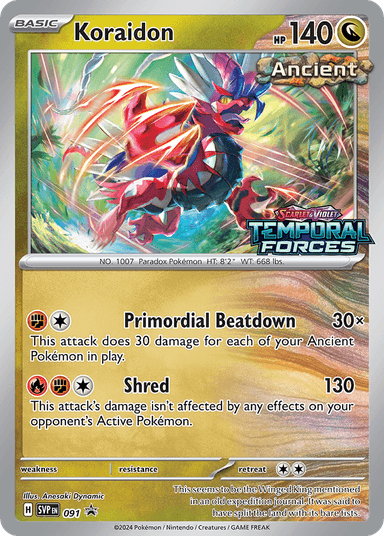 Koraidon, Scarlet & Violet Black Star Promos 91