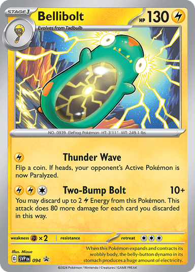 Bellibolt, Scarlet & Violet Black Star Promos 94