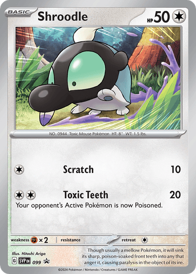 Shroodle, Scarlet & Violet Black Star Promos 99