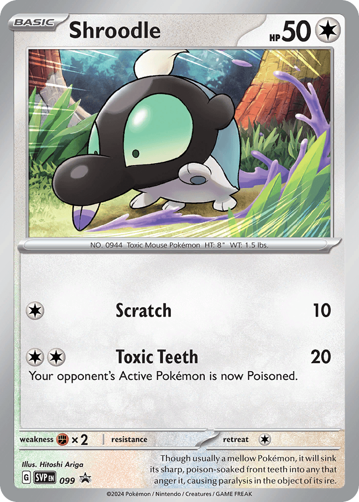 Shroodle, Scarlet & Violet Black Star Promos 99