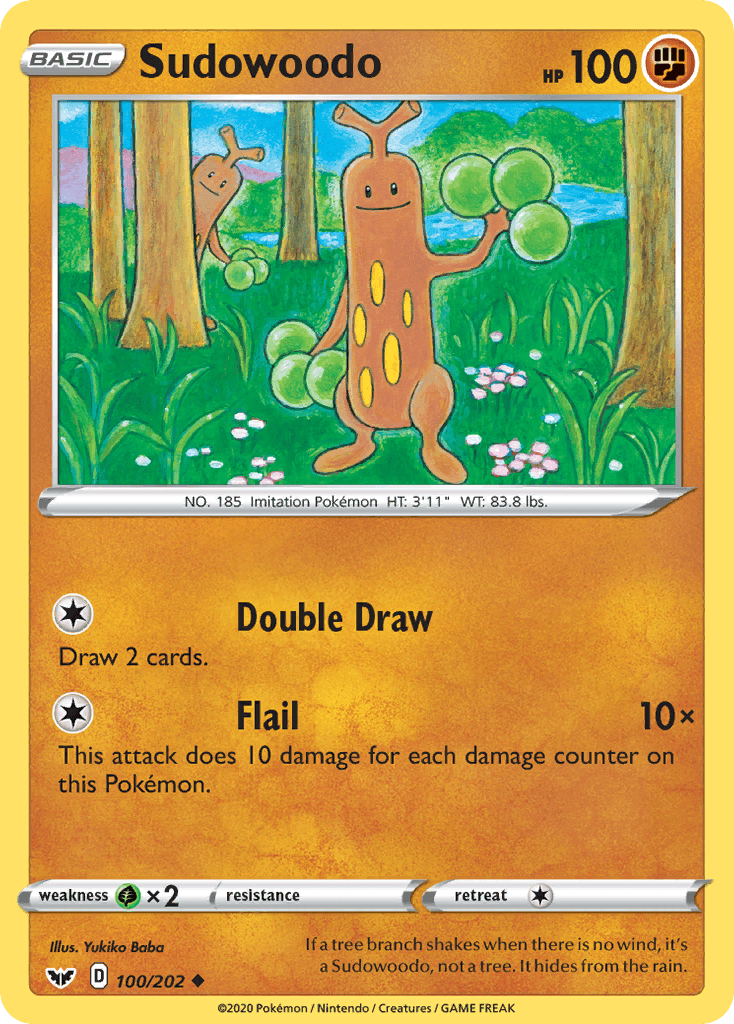 Sudowoodo, Sword & Shield 100