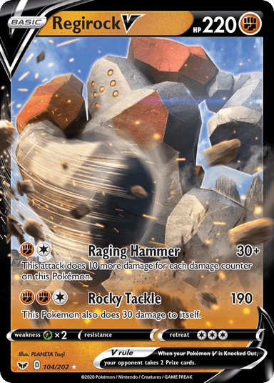 Regirock V, Sword & Shield 104