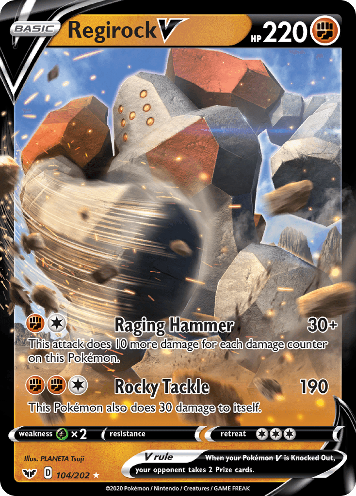 Regirock V, Sword & Shield 104