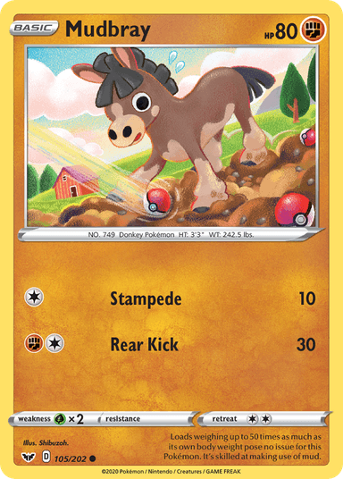 Mudbray, Sword & Shield 105