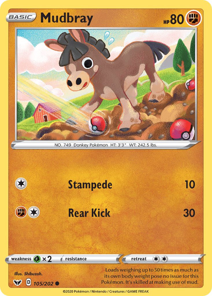 Mudbray, Sword & Shield 105