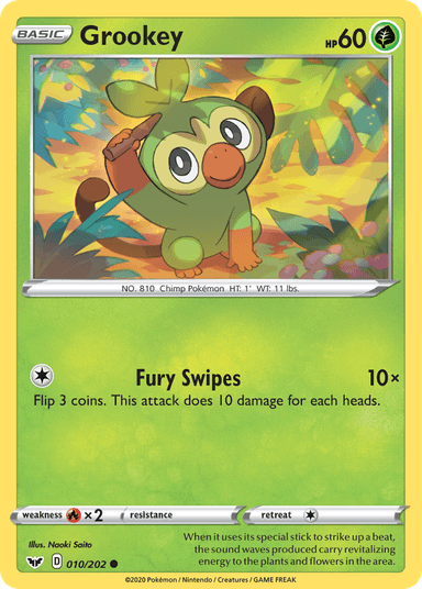 Grookey, Sword & Shield 10