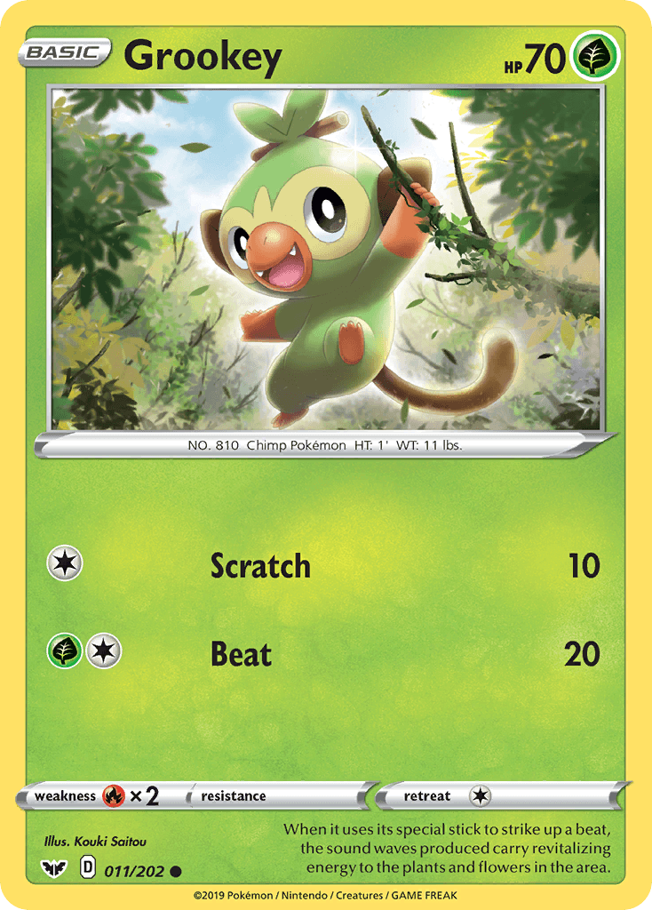 Grookey, Sword & Shield 11