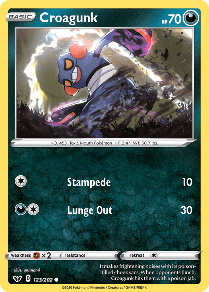 Croagunk, Sword & Shield 123