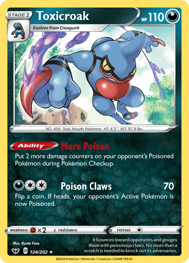 Toxicroak, Sword & Shield 124