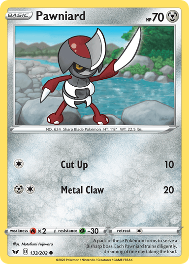 Pawniard, Sword & Shield 133