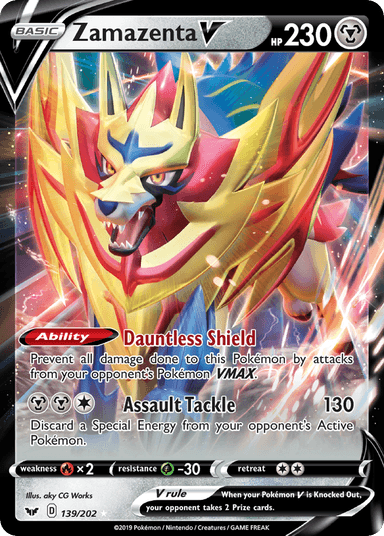 Zamazenta V, Sword & Shield 139