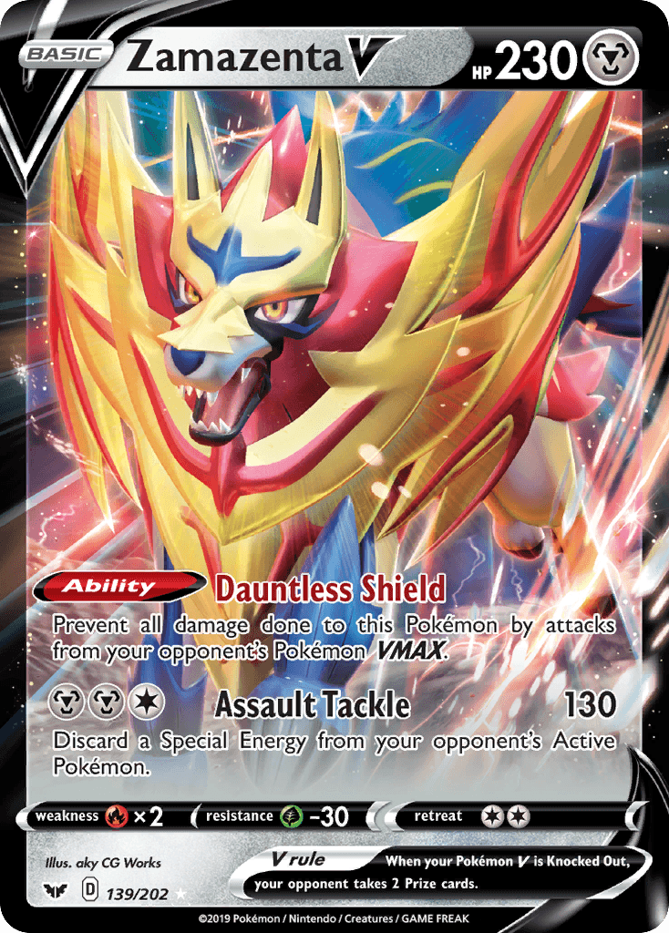 Zamazenta V, Sword & Shield 139