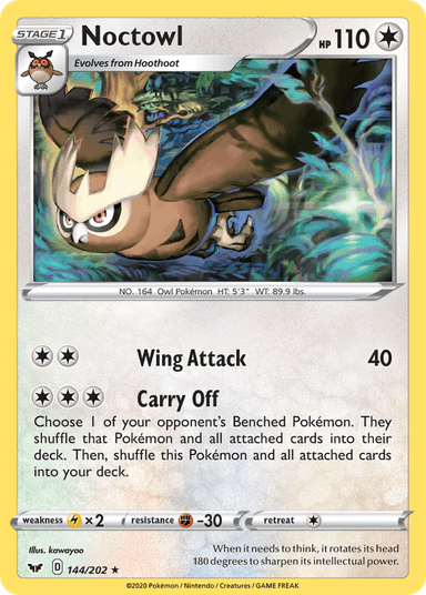 Noctowl, Sword & Shield 144