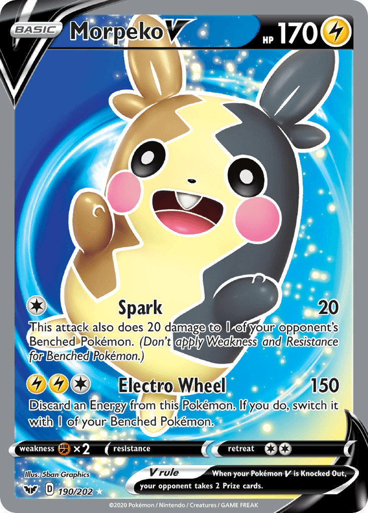 Morpeko V, Sword & Shield 190