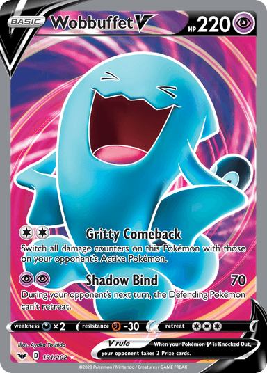 Wobbuffet V, Sword & Shield 191