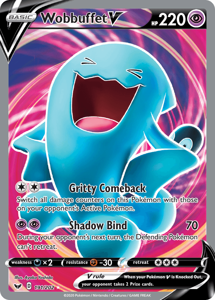 Wobbuffet V, Sword & Shield 191