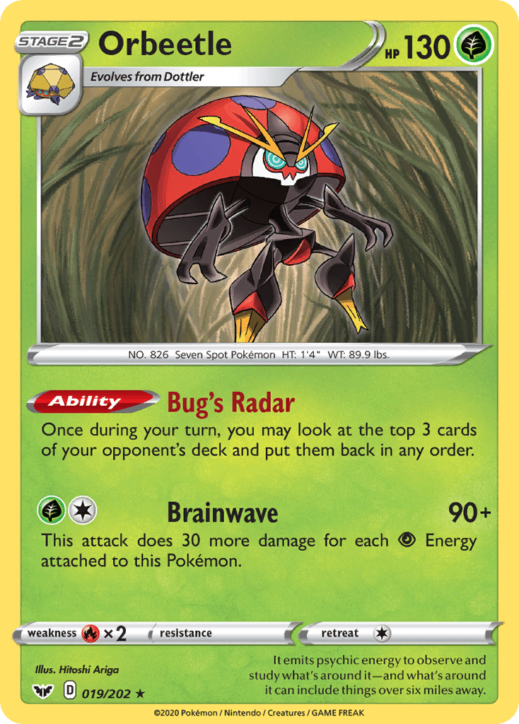 Orbeetle, Sword & Shield 19