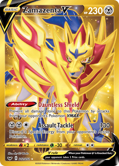 Zamazenta V, Sword & Shield 212