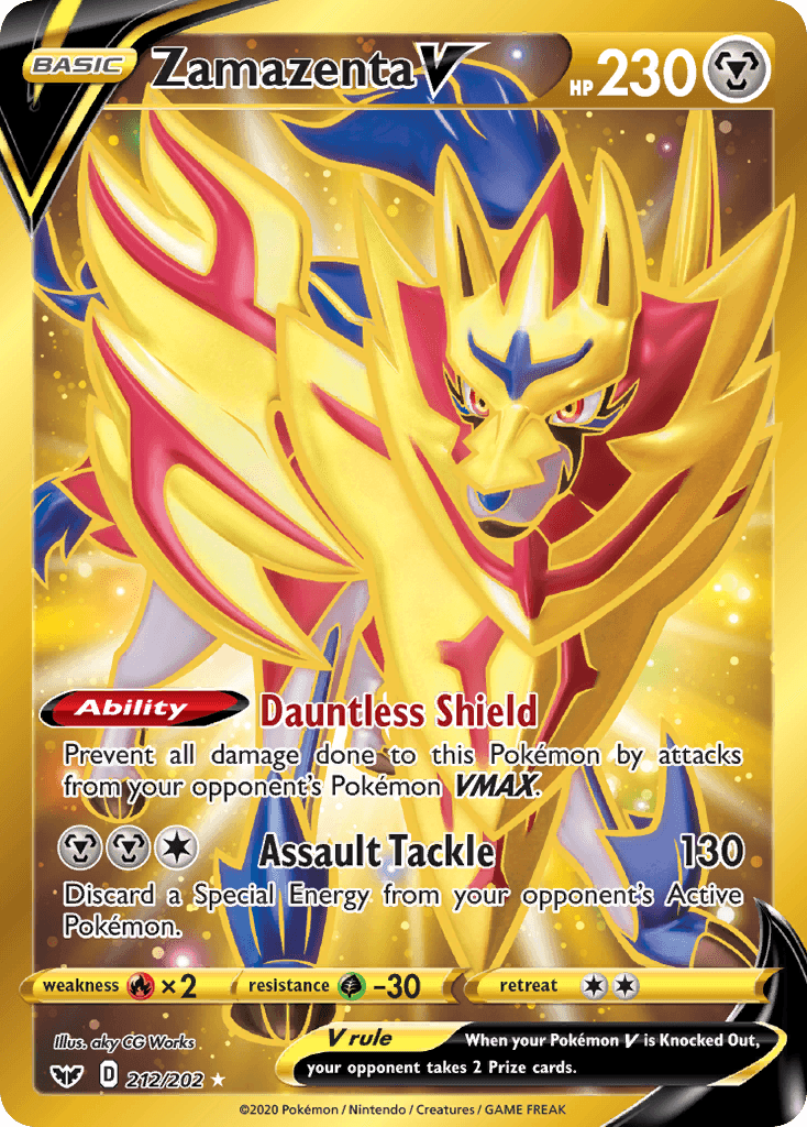 Zamazenta V, Sword & Shield 212