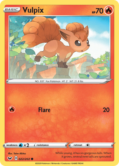 Vulpix, Sword & Shield 22