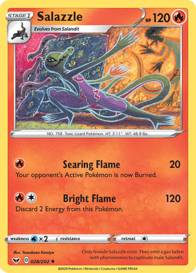 Salazzle, Sword & Shield 28
