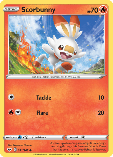 Scorbunny, Sword & Shield 31