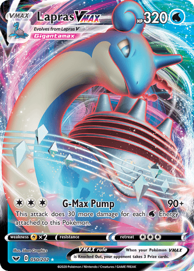 Lapras VMAX, Sword & Shield 50