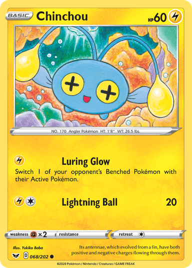 Chinchou, Sword & Shield 68