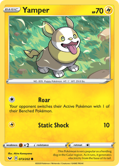 Yamper, Sword & Shield 73