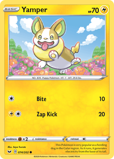 Yamper, Sword & Shield 74