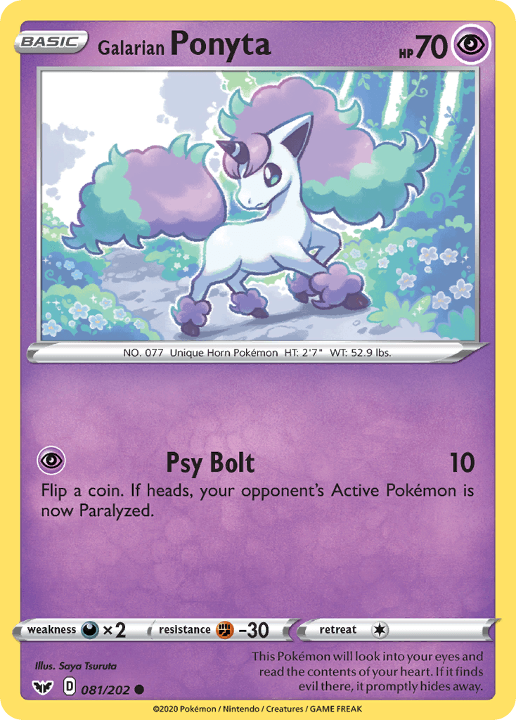 Galarian Ponyta, Sword & Shield 81