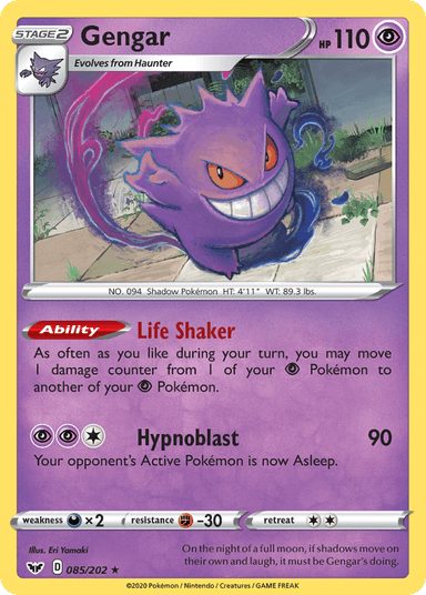 Gengar, Sword & Shield 85