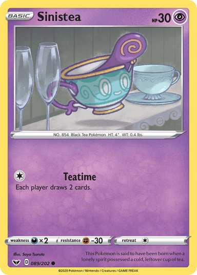 Sinistea, Sword & Shield 89