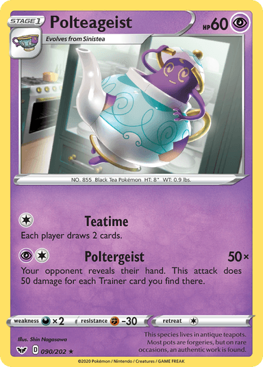 Polteageist, Sword & Shield 90
