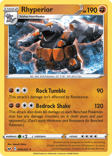 Rhyperior, Sword & Shield 99