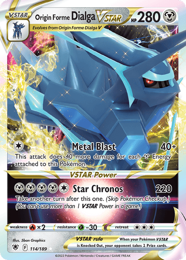 Origin Forme Dialga VSTAR, Astral Radiance 114