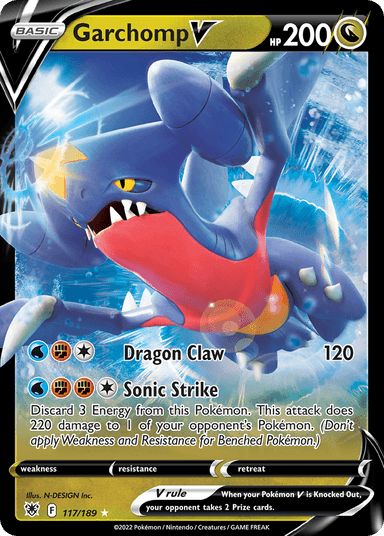 Garchomp V, Astral Radiance 117
